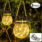 Solar Outdoor Broken Glass Lantern