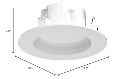 Sunco 12 Pack 5CCT Retrofit LED Recessed Lighting 6 Inch, 2700K/3000K/3500K/4000K/5000K Selectable, Dimmable Can Lights, Smooth Trim, 13W=75W, 965LM, Damp Rated, UL-Certified
