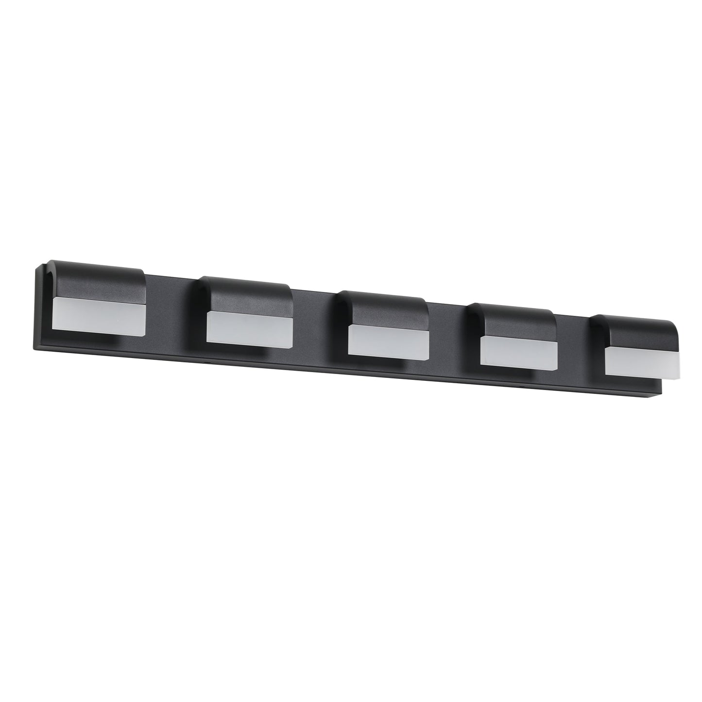 Modern Bathroom Vanity Lighting 5-Light LED Vanity Lights Over Mirror
