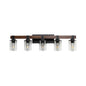5 Lamps Farmhouse Dresser Lamps Rustic Bathroom Lamps Bathroom Wall Lamps - No Bulbs
