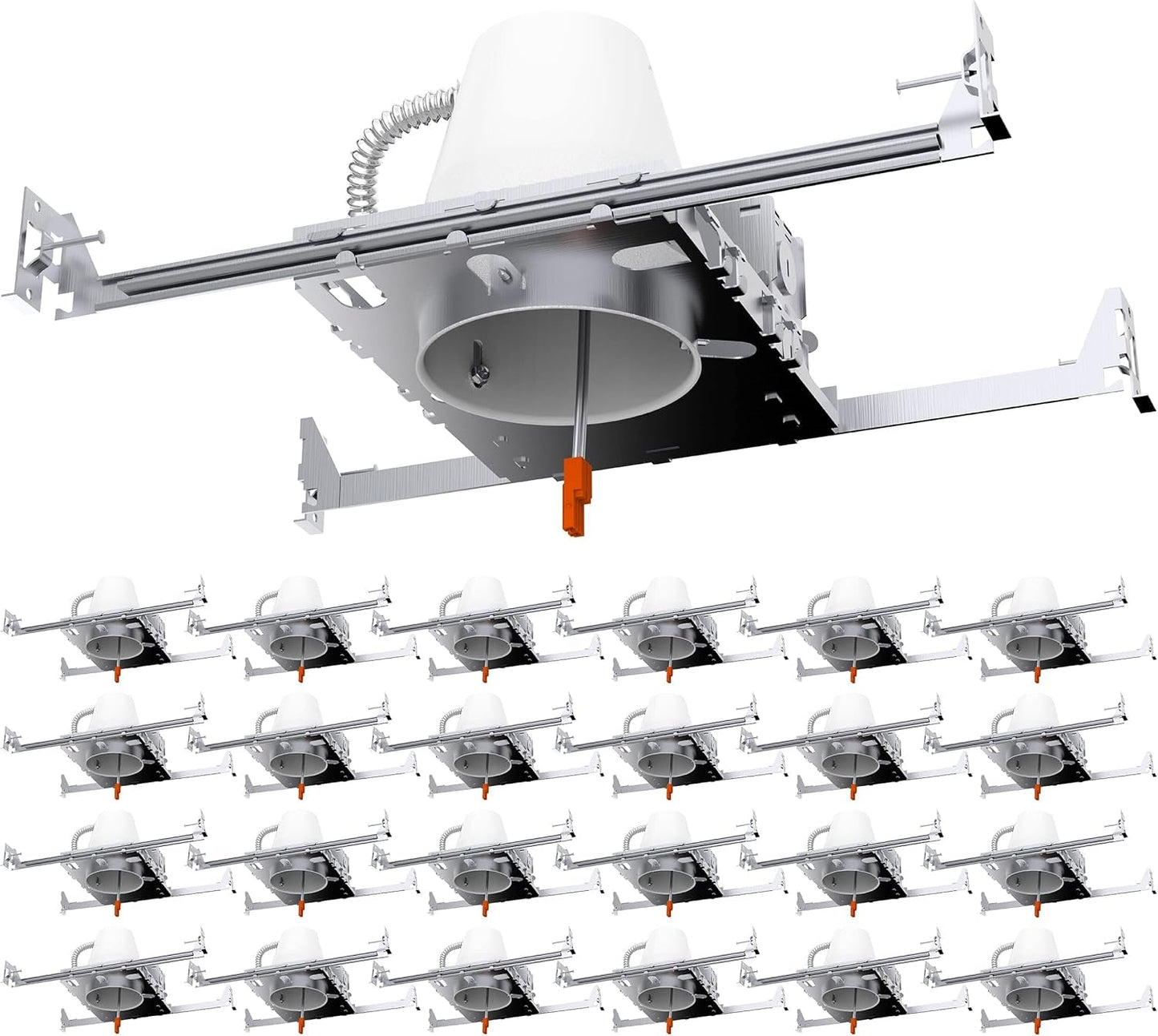 Sunco 24 Pack 4 Inch Recessed Lighting Housing Can Light New