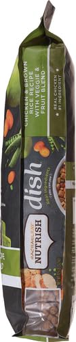 Rachael Ray Nutrish Dish Premium Dry Dog Food, Chicken & Brown Rice Recipe with Veggies & Fruit, 23 Pounds
