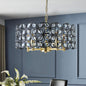 Modern Crystal Chandelier, Suitable For Living Room Round Crystal Lamp Luxury Home Decoration Lamps