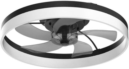 Low Profile Ceiling Fans with Lights and Remote, Fandelier Ceiling Fan