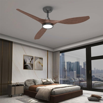 Ceiling Fans with Lights and Remote, 52 Inch Large Airflow Indoor