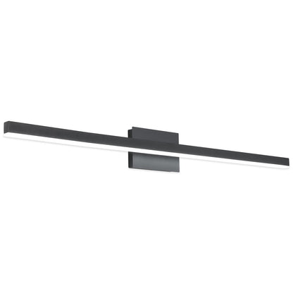 Joossnwell Black Bathroom Vanity Light Fixtures Dimmable 5CCT LED Bathroom Lighting Bar 15.75 Inch Modern Bath Lights Fixture Over Mirror 12W