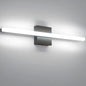 Combuh LED Bathroom Vanity Light Bar 16 Inch 9W Black IP44 Bathroom Light Fixtures Over Mirror Modern Bath Wall Lighting Fixture Sconce Indoor Cool White 6000K