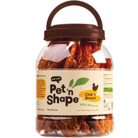 Pet 'n Shape Chik 'n Breast Jerky Dog Treats - 1 Pound
