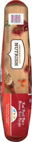 Nutrish Real Beef, Pea & Brown Rice Recipe Whole Health Blend Dry Dog Food, 40 lb. Bag, Packaging May Vary (Rachael Ray)