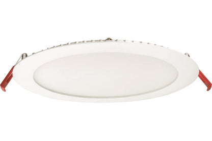 Lithonia Lighting WF4 LED 27K30K35K 90CRI MB M6 Recessed Wafer Downlight with Ultra Thin Round Trim, Color Temperature Selectable, 2700K | 3000K | 3500K, 4-Inch, Matte Black