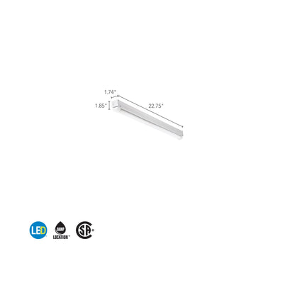 Lithonia Lighting MNSL L46 1LL MVOLT 40K 80CRI M6 White LED Strip Light, MVOLT, 4-Foot, 1-Light