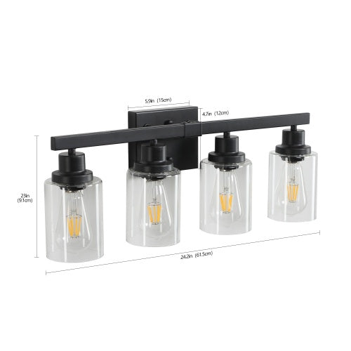 4 Lamps Farmhouse Dresser Lamps Rustic Bathroom Lamps Bathroom Wall Lamps - Bulbs Not Included