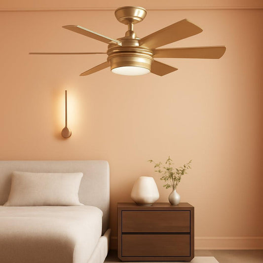 42 Inch Ceiling Fan With Remote Dimmable LED Lighting-0