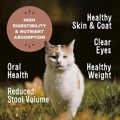 Primal Freeze Dried Raw Cat Food Nuggets Venison, Complete & Balanced Meal or Topper, Premium, Healthy, Grain Free, High Protein Raw Cat Food with Probiotics (14 oz)