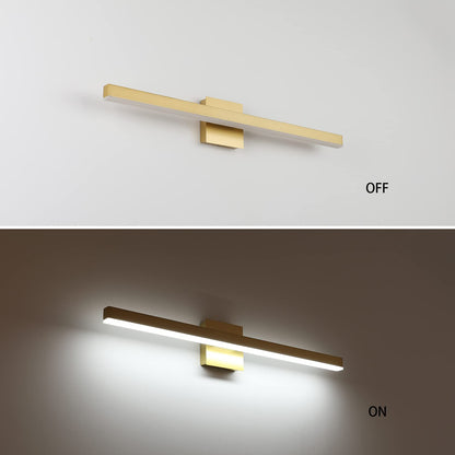 Joossnwell Black Bathroom Vanity Light Fixtures Dimmable 5CCT LED Bathroom Lighting Bar 15.75 Inch Modern Bath Lights Fixture Over Mirror 12W