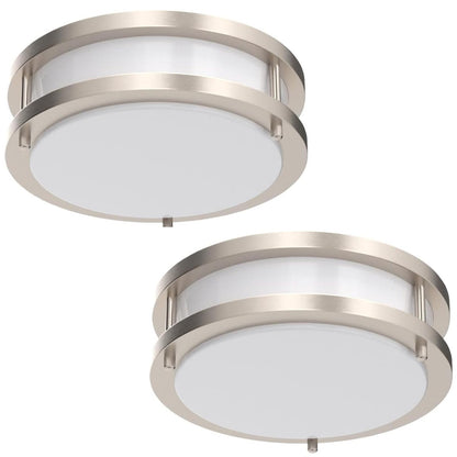 36W Dimmable LED Ceiling Light Fixture, 12 inch Flush Mount Light Fixture, Ceiling Lights for Bedroom, Kitchen, Bathroom, Super Bright 4000 Lumens, 400W Equivalent, 5000K Daylight White