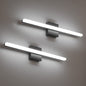 Combuh LED Bathroom Vanity Light Bar 16 Inch 9W Black IP44 Bathroom Light Fixtures Over Mirror Modern Bath Wall Lighting Fixture Sconce Indoor Cool White 6000K