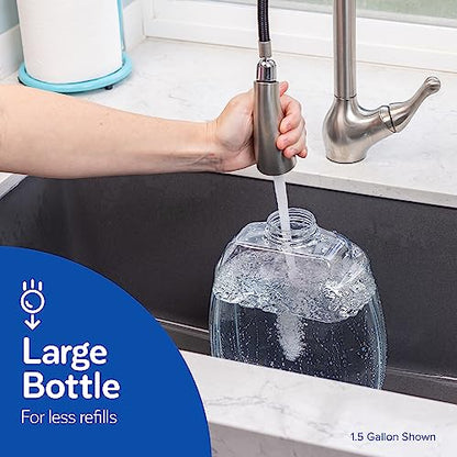 Petmate Pet Cafe Cat and Dog Water Dispenser - Water Bowl for Cats and Dogs, USA Made, .25 GAL, Pearl Ash Blue