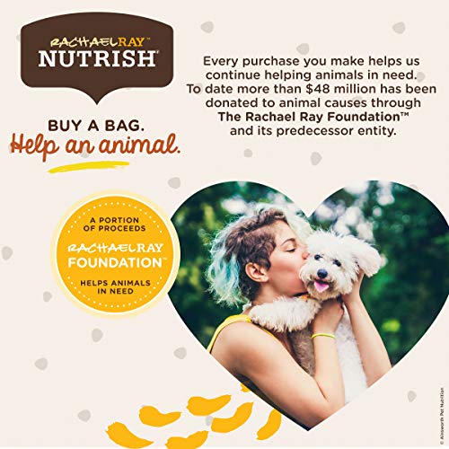 Rachael Ray Nutrish Dish Premium Dry Dog Food, Chicken & Brown Rice Recipe with Veggies & Fruit, 23 Pounds