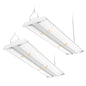 High Bay Led Shop Lights 150W 2Pack 4000K/5000K Switchable Linear High Bay Light Directional 0-10V Dimmable 100-277V Hardwire 135LM/W Commercial Lighting for Warehouse, Workshop, Supermarket