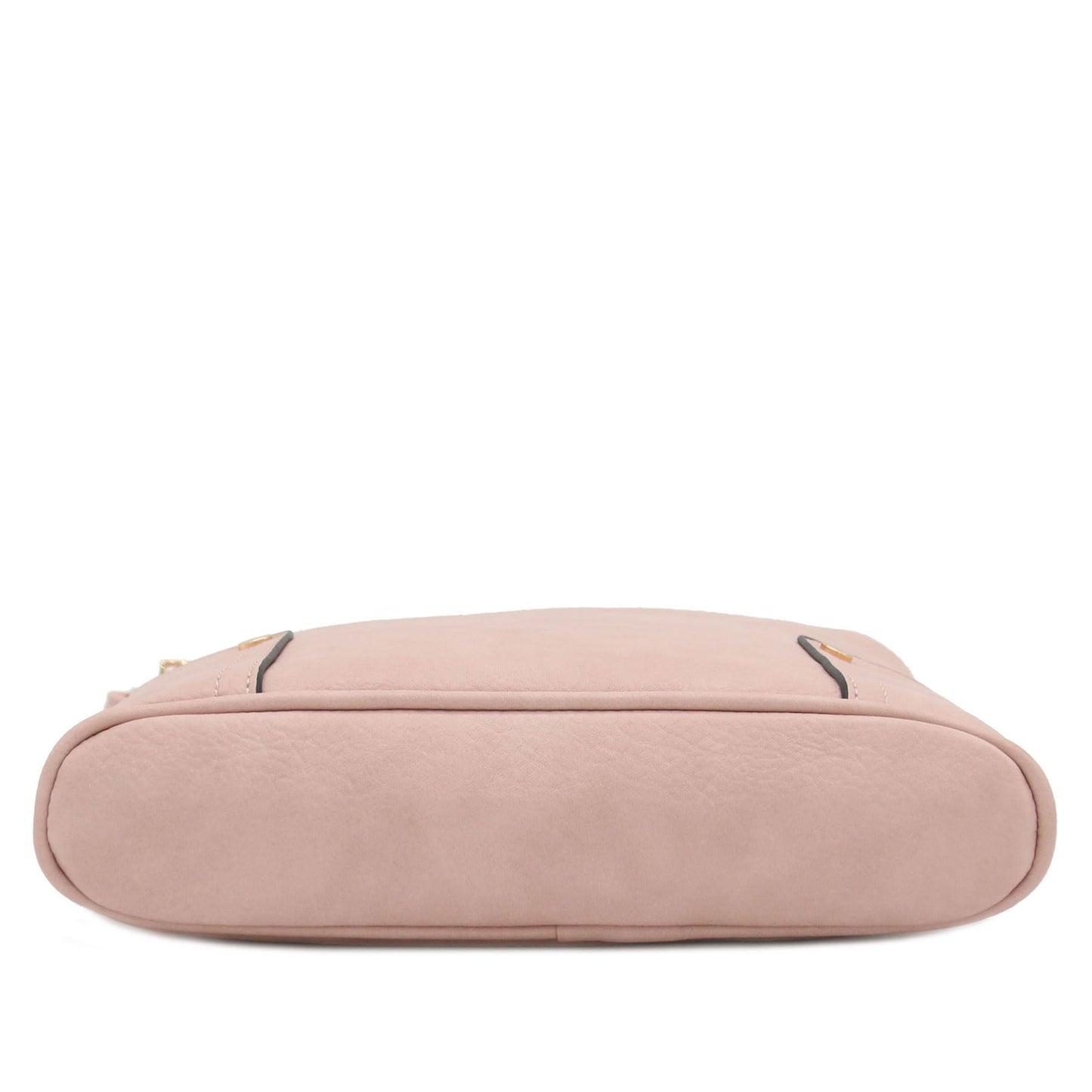 ALYSSA Triple Zip Pocket Large Crossbody Bag