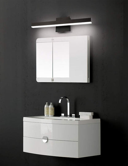Joossnwell Black Bathroom Vanity Light Fixtures Dimmable 5CCT LED Bathroom Lighting Bar 15.75 Inch Modern Bath Lights Fixture Over Mirror 12W