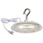 Satco 65/965 Hi-Pro 8-Inch Round LED Shop Light, UFO Utility Light, 80 Watts, Black