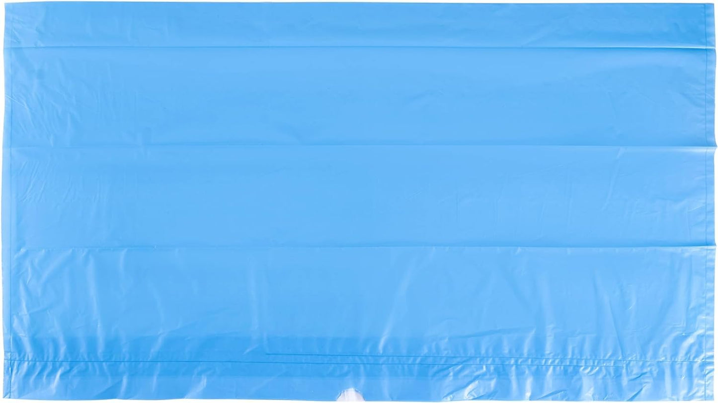 Fresh Step Drawstring Cat Litter Box Liners, Unscented, Size Jumbo, 36" x 19" | Kitty Litter Bags - 15 Count - Cat Litter Liners for Rectangle or Oval Large Litterboxes