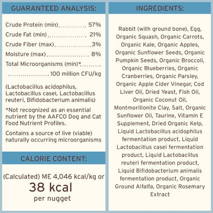 Primal Freeze Dried Raw Cat Food Nuggets Venison, Complete & Balanced Meal or Topper, Premium, Healthy, Grain Free, High Protein Raw Cat Food with Probiotics (14 oz)