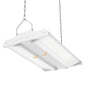 High Bay Led Shop Lights 150W 2Pack 4000K/5000K Switchable Linear High Bay Light Directional 0-10V Dimmable 100-277V Hardwire 135LM/W Commercial Lighting for Warehouse, Workshop, Supermarket