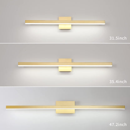 Joossnwell Black Bathroom Vanity Light Fixtures Dimmable 5CCT LED Bathroom Lighting Bar 15.75 Inch Modern Bath Lights Fixture Over Mirror 12W