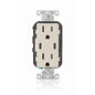 Leviton T5633-W Type A & Type-C USB In-Wall Charger with 15A Tamper-Resistant Outlet, USB Charger for Smartphones and Tablets, Not for Laptops, White