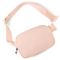 Gitus Belt Bag Fanny Pack Crossbody Bags with Initial Letter Patch Cute Stuff Birthday Gifts for Teenager Girls Cool Stuff for Teens Trendy Preppy Stuff for Teen Girls (Beige-A)