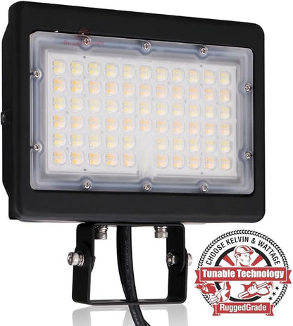RuggedGrade 120W - Kivo II CS Series LED Floodlight - 17,400 Lumens - Color Selectable 30K/40K/50K - Knuckle Mount