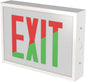 Lithonia Lighting TCE RG EL M4 Steel Exit Sign with Red/Green Switching, Ni-MH Battery Backup
