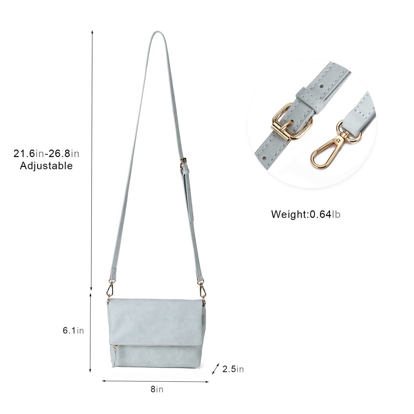 Gladdon Crossbody bags for Women Crossbody Purse Shoulder Bag