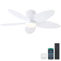 Ceiling Fans with Lights-36 Low Profile Ceiling Fan with Light and Remote/APP Control,Flush Mount,DC Reversible,LED Dimmable Blakc Ceiling Fans for Bedroom,Indoor/Outdoor Patio Use