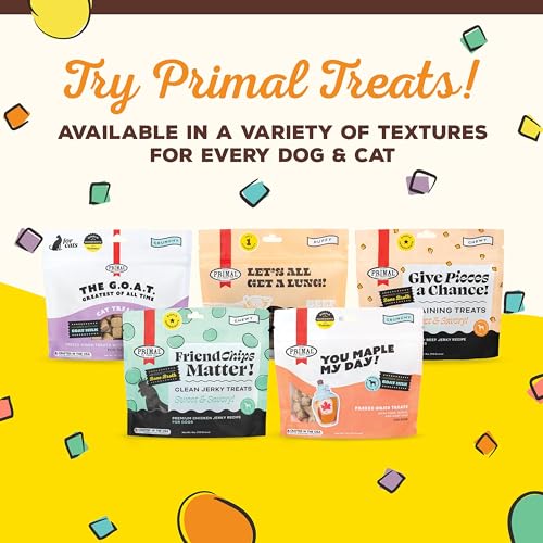 Primal Freeze Dried Raw Cat Food Nuggets Venison, Complete & Balanced Meal or Topper, Premium, Healthy, Grain Free, High Protein Raw Cat Food with Probiotics (14 oz)