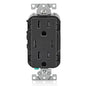 Leviton T5633-W Type A & Type-C USB In-Wall Charger with 15A Tamper-Resistant Outlet, USB Charger for Smartphones and Tablets, Not for Laptops, White