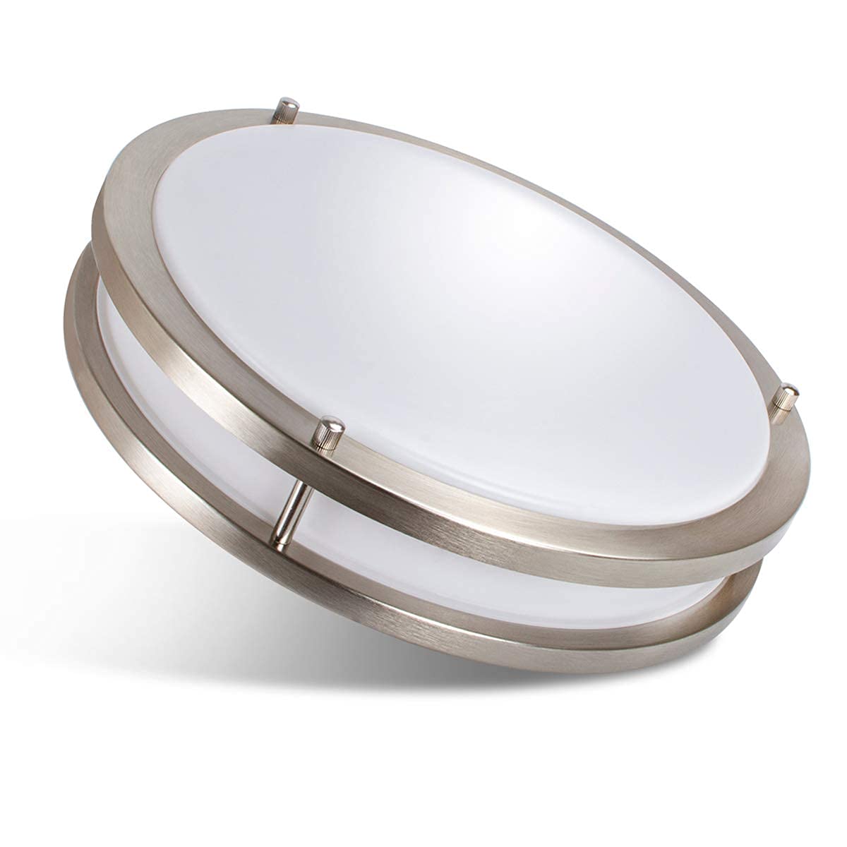 36W Dimmable LED Ceiling Light Fixture, 12 inch Flush Mount Light Fixture, Ceiling Lights for Bedroom, Kitchen, Bathroom, Super Bright 4000 Lumens, 400W Equivalent, 5000K Daylight White