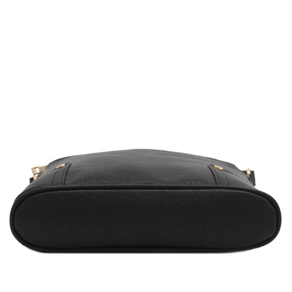 ALYSSA Triple Zip Pocket Large Crossbody Bag