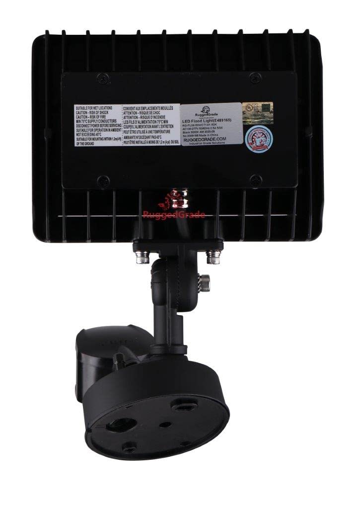 RuggedGrade 120W - Kivo II CS Series LED Floodlight - 17,400 Lumens - Color Selectable 30K/40K/50K - Knuckle Mount