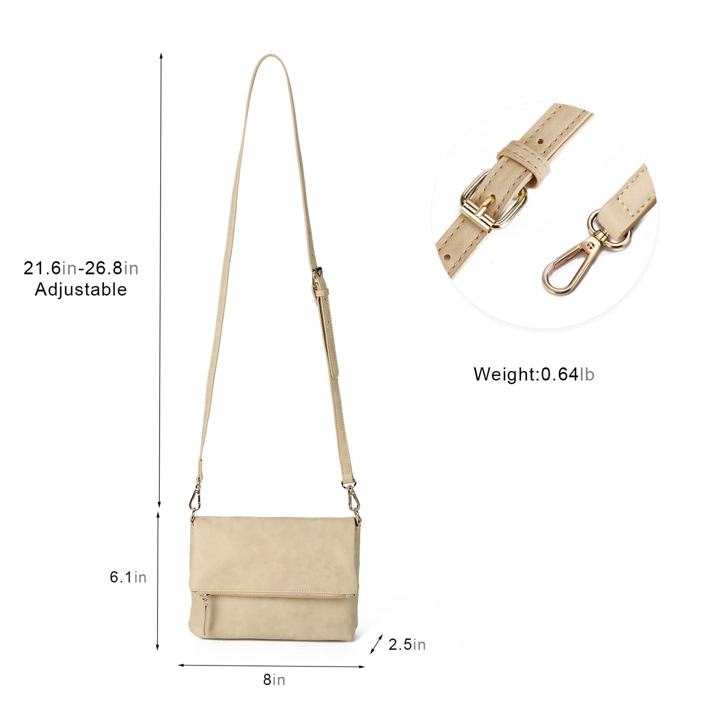 Gladdon Crossbody bags for Women Crossbody Purse Shoulder Bag