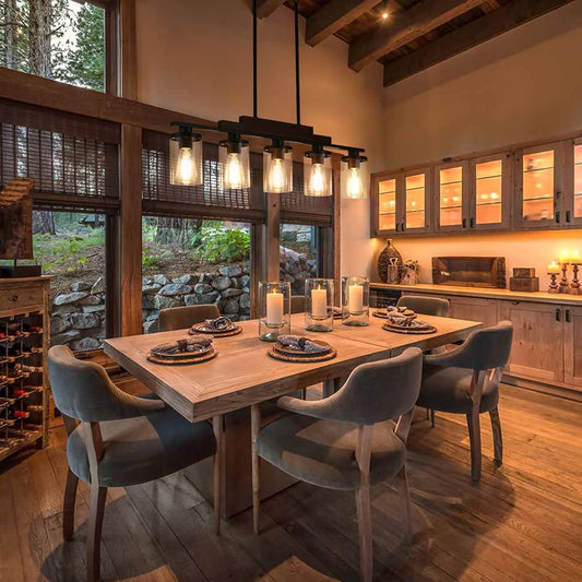 Dining Room Light Fixture/Chandelier over Table,5-Light Kitchen Island