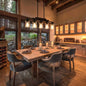 Dining Room Light Fixture/Chandelier over Table,5-Light Kitchen Island