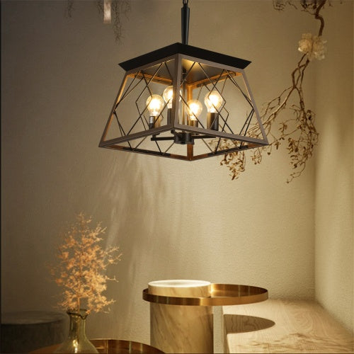 Farmhouse Chandelier 4 Lights Vintage Antique Chandelier Lamps -no Bulbs
