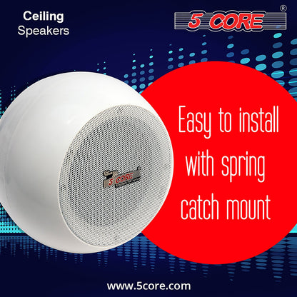 5Core Pendant Hanging Wall Speaker 15W Commercial Ceiling Mount