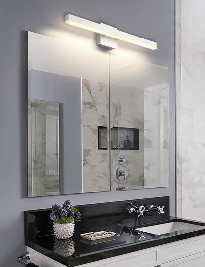 Joossnwell Black Bathroom Vanity Light Fixtures Dimmable 5CCT LED Bathroom Lighting Bar 15.75 Inch Modern Bath Lights Fixture Over Mirror 12W