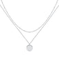 MEVECCO Layered Heart Necklace Pendant Handmade 18k Gold Plated Dainty Gold Choker Arrow Bar Layering Long Necklace for Women
