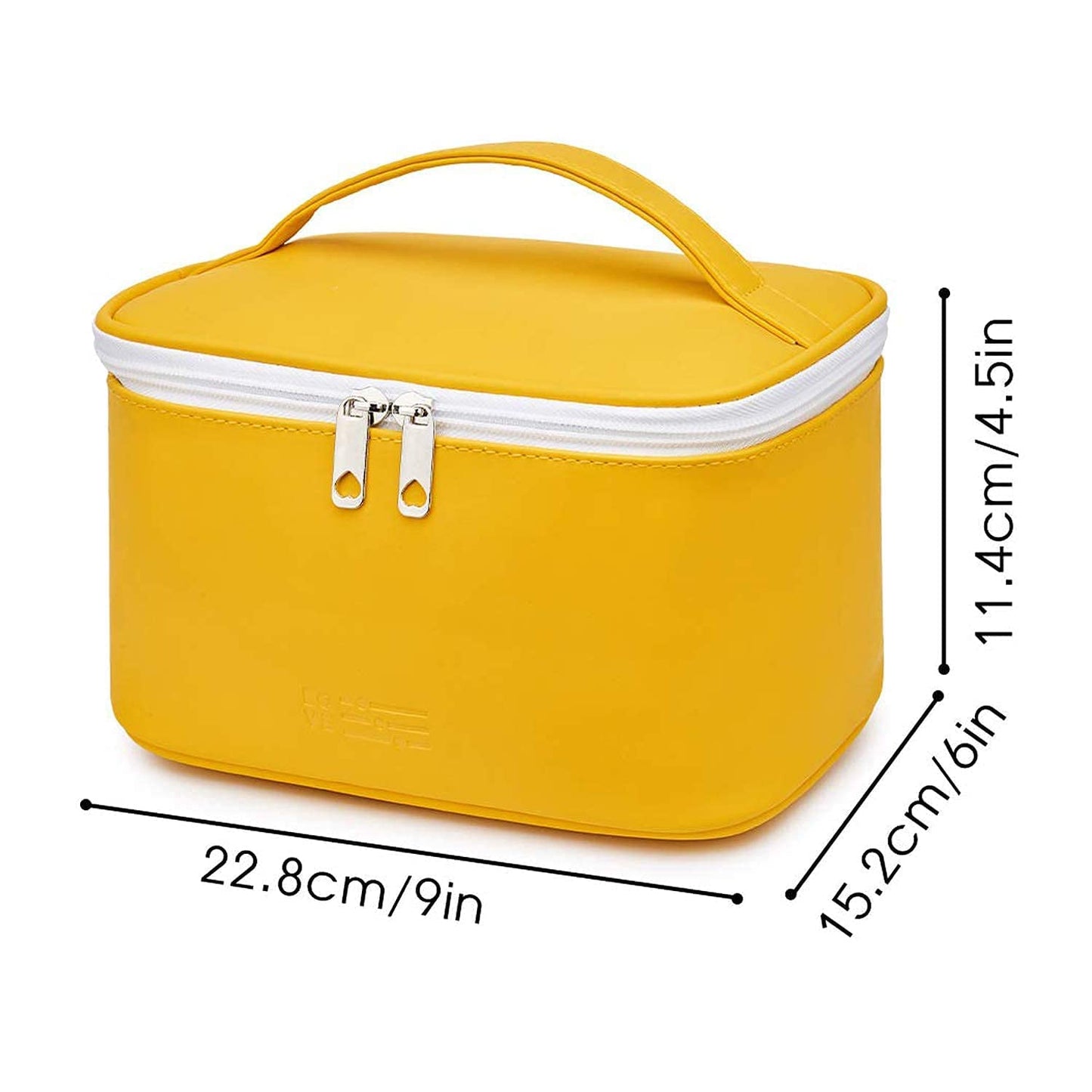Meiyuuo Cute Makeup Bag Small Cosmetic Bags for Women Girls Gift for Teens Medium Pouch for Purse Essentials Toiletry Zip Pouch PU Waterproof Organizer Case (Cow Print)